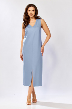 Блуза, платье KaVaRi 8062.1 голубой - фото 4