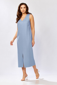 Блуза, платье KaVaRi 8062.1 голубой - фото 3