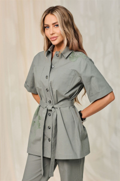 Блуза, брюки Golden Valley 6704 зеленый - фото 2