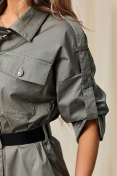 Платье Golden Valley 44354 хаки - фото 2