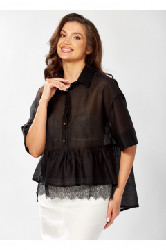 Блуза KaVaRi 429 черный - фото 1
