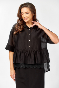 Блуза KaVaRi 429 черный - фото 3