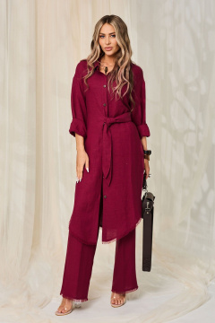Брюки, туника Golden Valley 6543 бордовый - фото 1