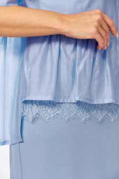 Блуза KaVaRi 429.1 голубой - фото 3