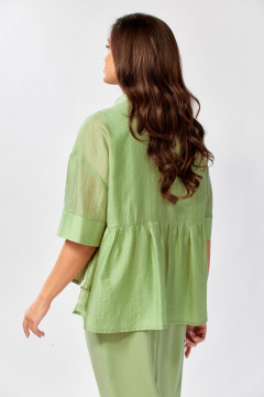 Блуза KaVaRi 429.2 олива - фото 3