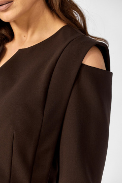 Жакет KaVaRi 6010.2 коричневый - фото 4