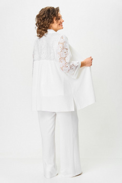 Брюки, жакет, топ Svetlana-Style 2025 молочный - фото 5