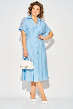 Платье Liliana 1519 голубой - фото 1