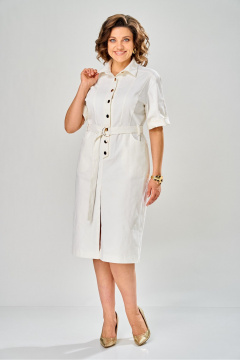 Платье KaVaRi 1147 белый - фото 3