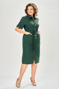 Платье KaVaRi 1147.1 зеленый - фото 3