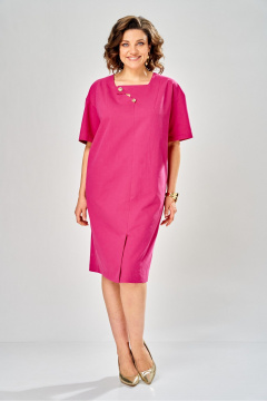Платье KaVaRi 1148 фуксия - фото 5