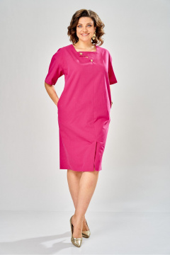 Платье KaVaRi 1148 фуксия - фото 4