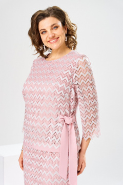 Платье Romanovich Style 1-2894 розовый - фото 5