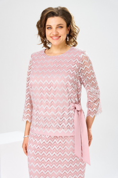 Платье Romanovich Style 1-2894 розовый - фото 4