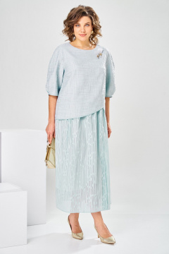 Платье Romanovich Style 1-2913 голубой - фото 2