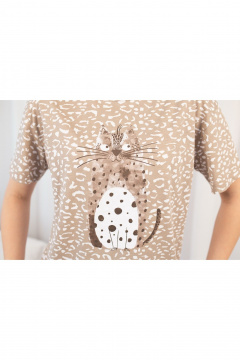 Капри, футболка Купалинка 645839.158-164 набивка - фото 4