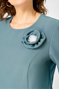 Блуза, украшение, юбка DaLi 7055.2 морская волна - фото 4