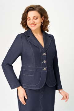 Жакет, юбка DaLi 3746.2 джинс - фото 3