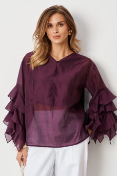 Блуза Панда 122240 баклажан - фото 2