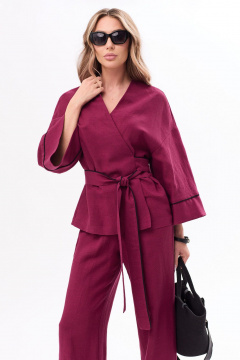 Блуза, брюки Golden Valley 6764 бордовый - фото 2