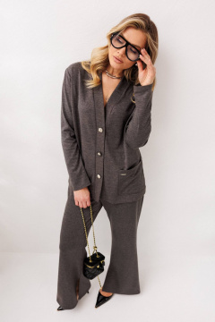 Брюки, кардиган Anastasia 1287 графит - фото 4