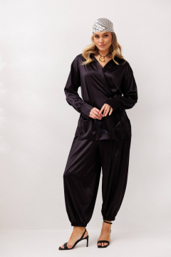 Блуза, брюки Anastasia 1353 черничный - фото 1