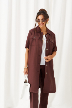 Блуза, брюки, топ Beautiful&Free 6454 шоколад - фото 4