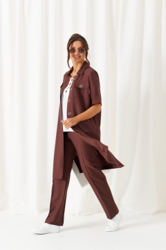 Блуза, брюки, топ Beautiful&Free 6454 шоколад - фото 5