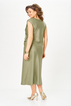 Платье ANASTASIA MAK 1317 фисташковый - фото 4
