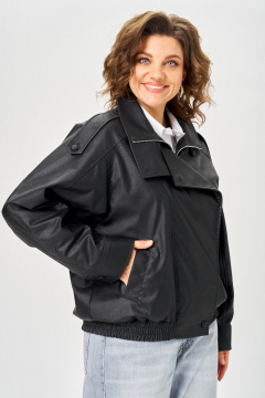 Куртка ANASTASIA MAK 1322 черный - фото 2