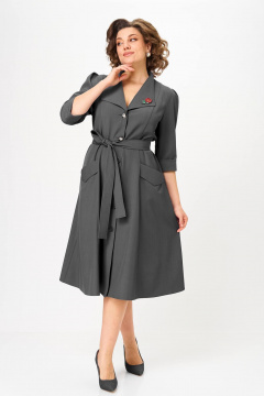 Платье Anastasia 1318.1 графит - фото 4