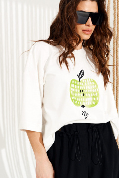 Джемпер ELLETTO 13008 молочный - фото 5