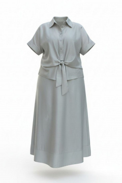 Юбка Vittoria Queen 28083/1ю светло-серый - фото 4