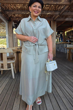 Юбка Vittoria Queen 28083/1ю светло-серый - фото 3