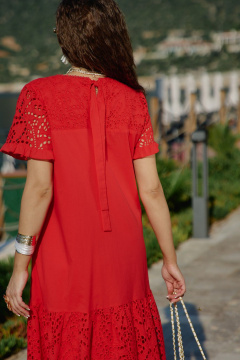 Платье Vittoria Queen 28703 красный - фото 5