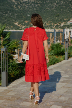 Платье Vittoria Queen 28703 красный - фото 4