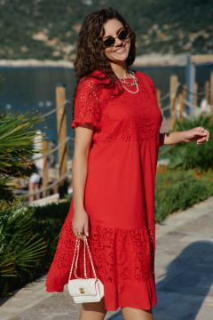 Платье Vittoria Queen 28703 красный - фото 3