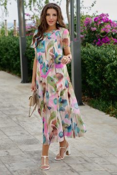 Платье Vittoria Queen 29023 мультиколор - фото 4