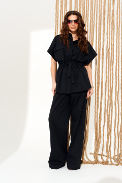 Блуза, брюки ELLETTO 15342 черный - фото 4