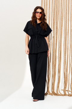 Блуза, брюки ELLETTO 15342 черный - фото 3