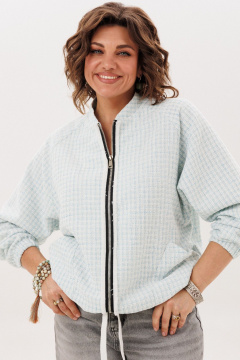 Блуза Anelli 1778.1 светло-голубой - фото 4