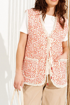 Жилет ELLETTO 3996 мультиколор - фото 5