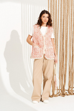 Жилет ELLETTO 3996 мультиколор - фото 1