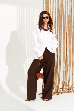 Блуза ELLETTO 3986 белый - фото 3