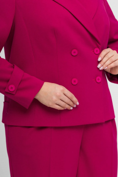 Брюки, жакет Gold Style 2704 малиновый - фото 5