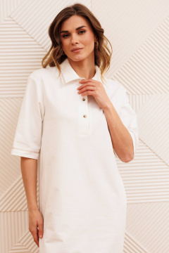 Платье Gizart 5394 молочный - фото 4