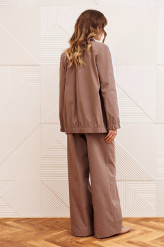 Жакет Gizart 15368 голубой+капучино - фото 2