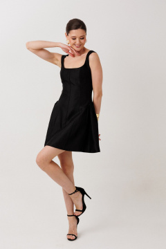 Платье ERTANNO 1007 черный - фото 3