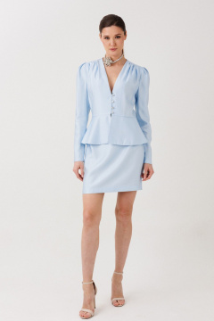 Жакет ERTANNO 1009 голубой - фото 1