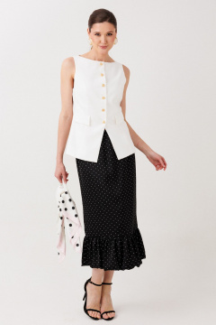 Жилет ERTANNO 1010 молочный - фото 2